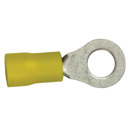 WIRTHCO ENGINEERING WirthCo 80851 Vinyl Ring Terminal - 3/8" Stud, 16-14 AWG, Pack of 25 80851